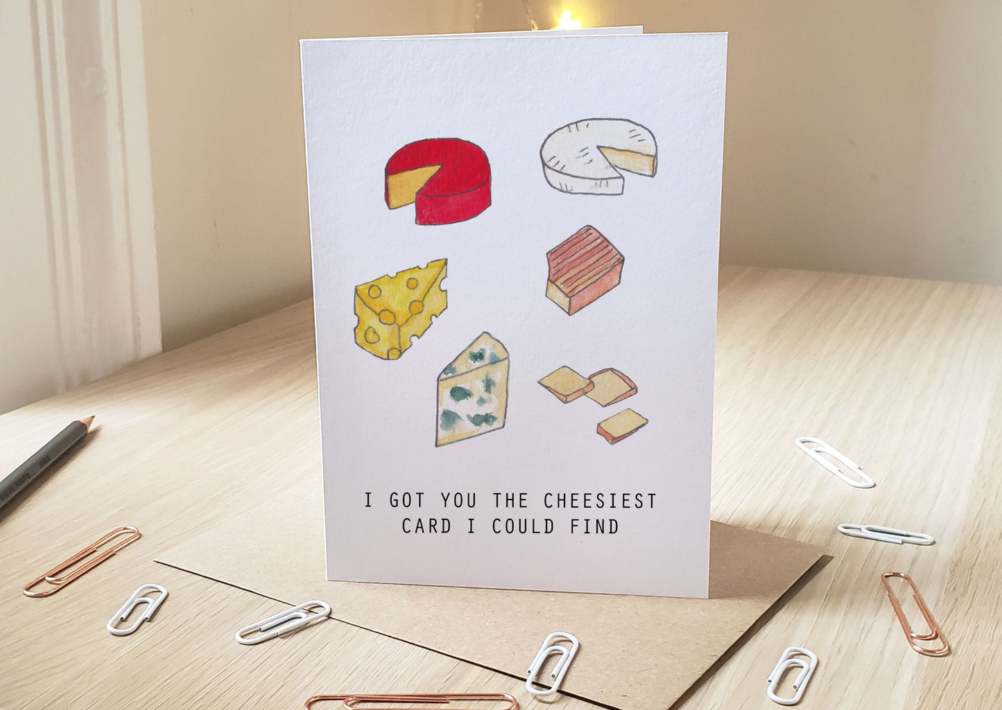 Cheesy Card - Greeting Card