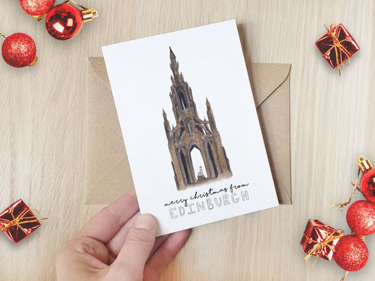 Merry Christmas from Edinburgh Card