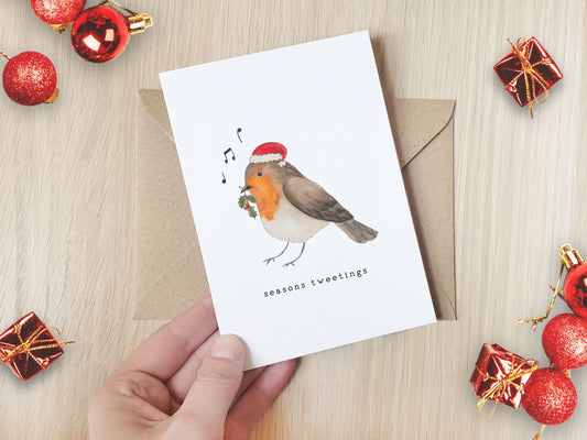 Seasons Tweetings Christmas Card