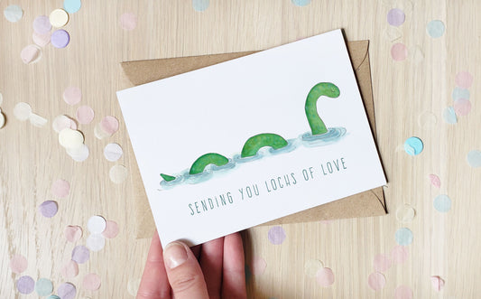 Sending You Lochs of Love - Greeting Card