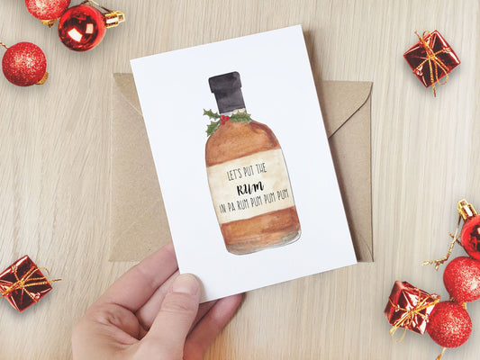 Pa Rum Pum Pum Pum Christmas Card