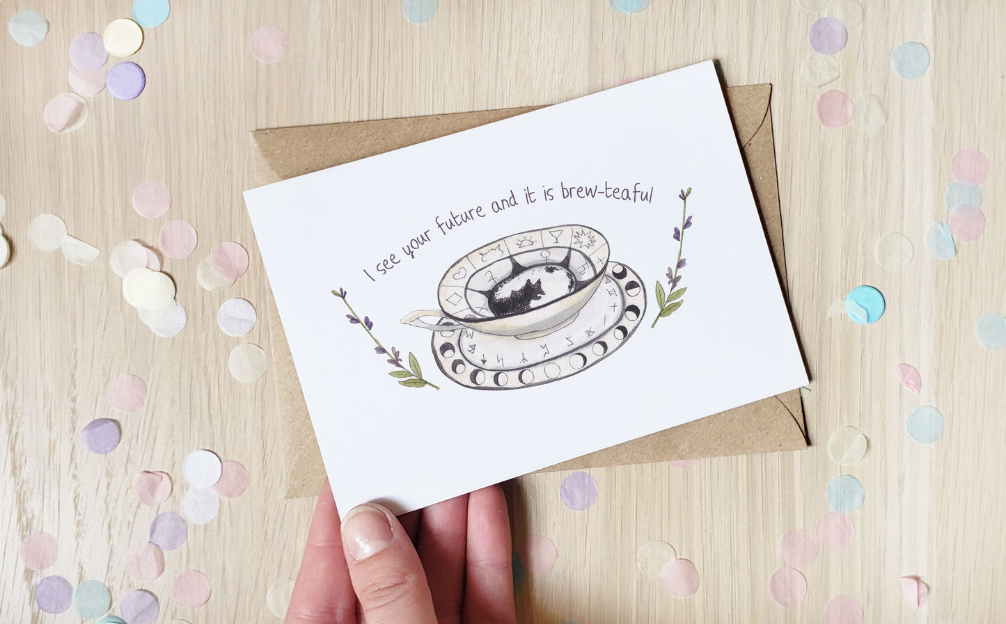 I see your future and it is brew-teaful - Greeting Card