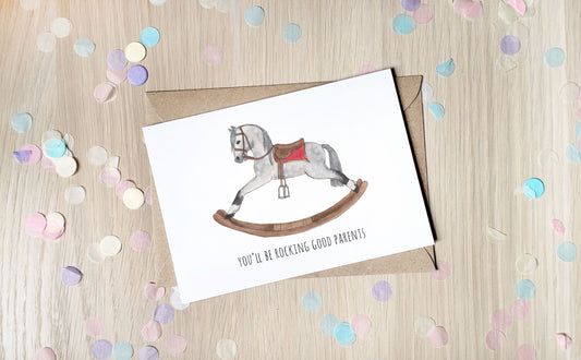 Rocking Good Parents (or Grandparents) - Greeting Card