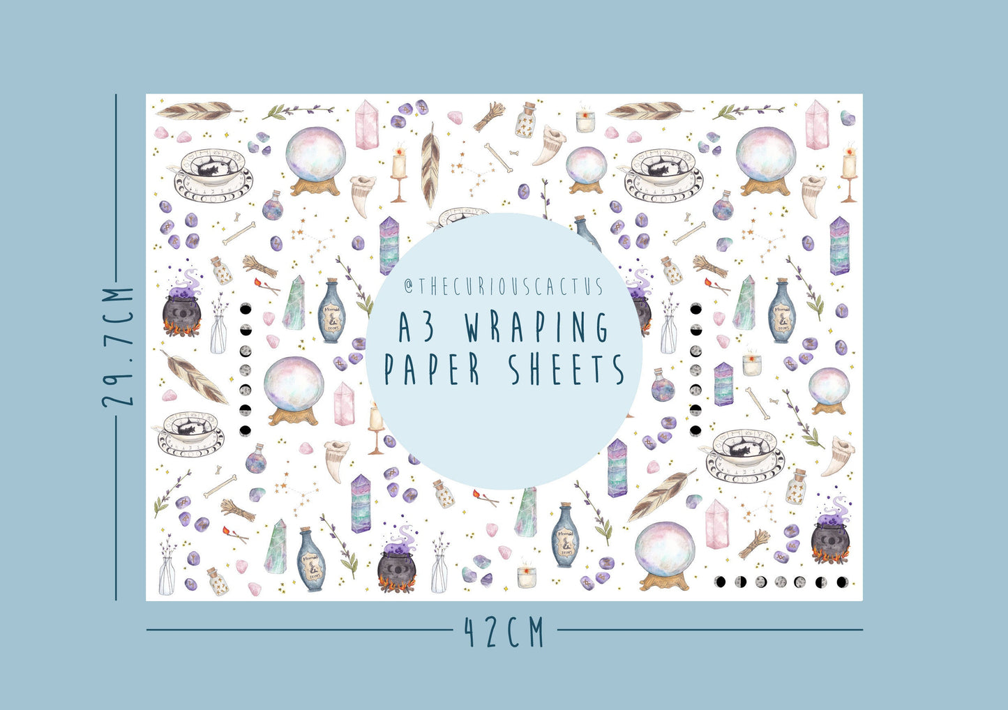 Witchy A3 Wrapping Paper