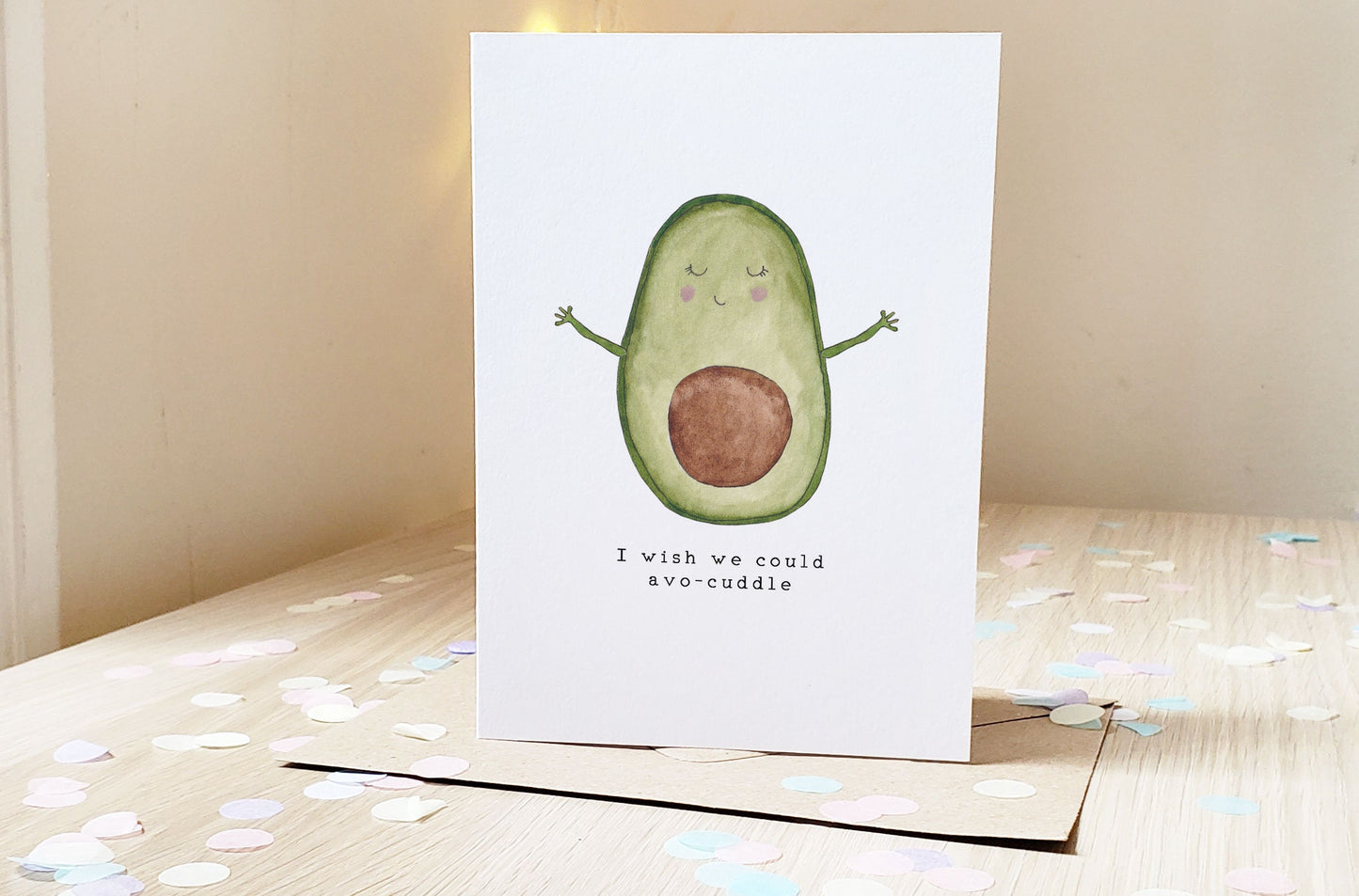 Sending you Avo-cuddles - Greeting Card