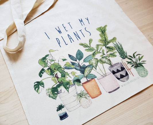 I Wet My Plants - Tote Bag