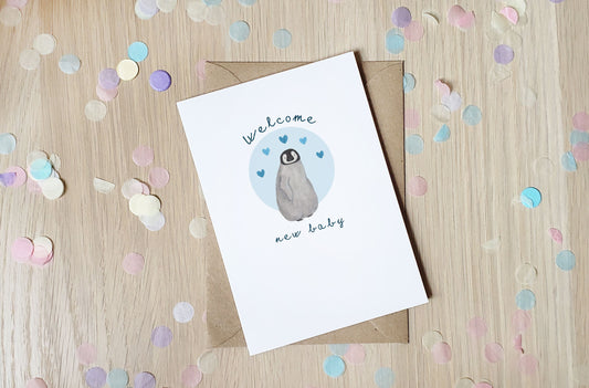 Welcome New Baby - Greeting Card