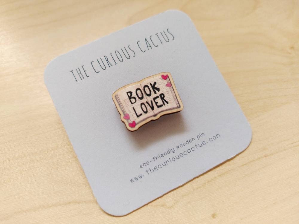 Book Lover Mini Pin