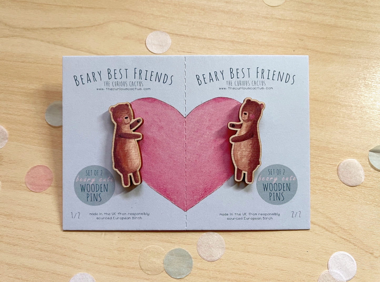 Bestie Bear Pin Set