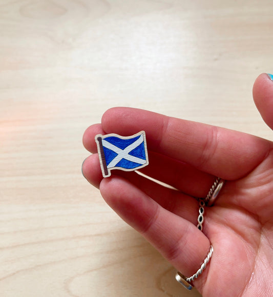 Scottish Flag Mini Pin