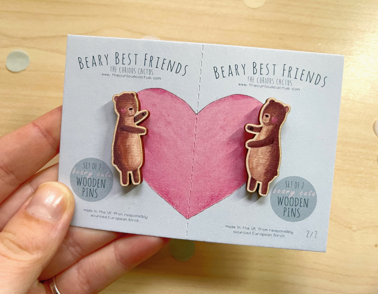 Bestie Bear Pin Set