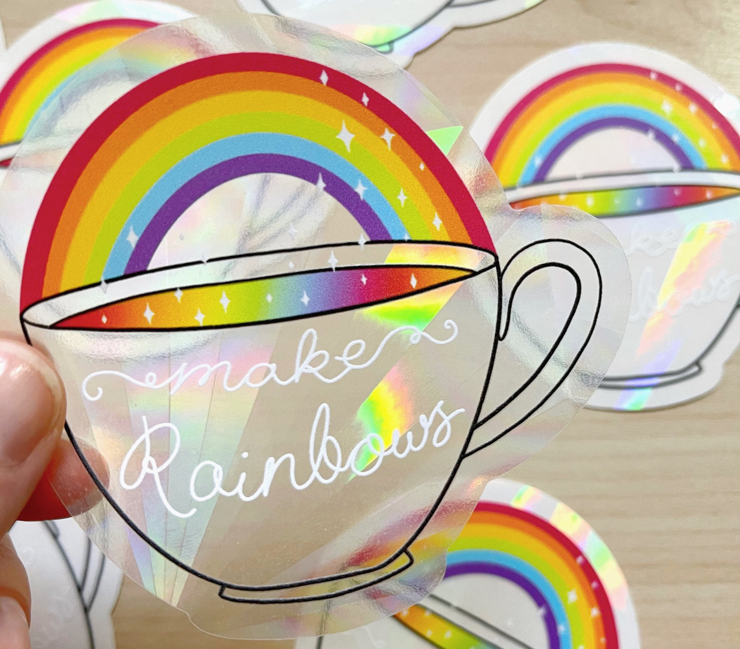 Make Rainbows Suncatcher Sticker