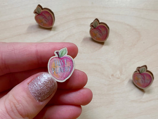 Just Peachy Mini Pin