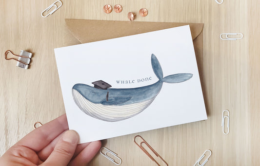 Whale Done - Greeting Card