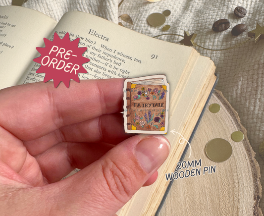 Fairytale Book Mini Pin