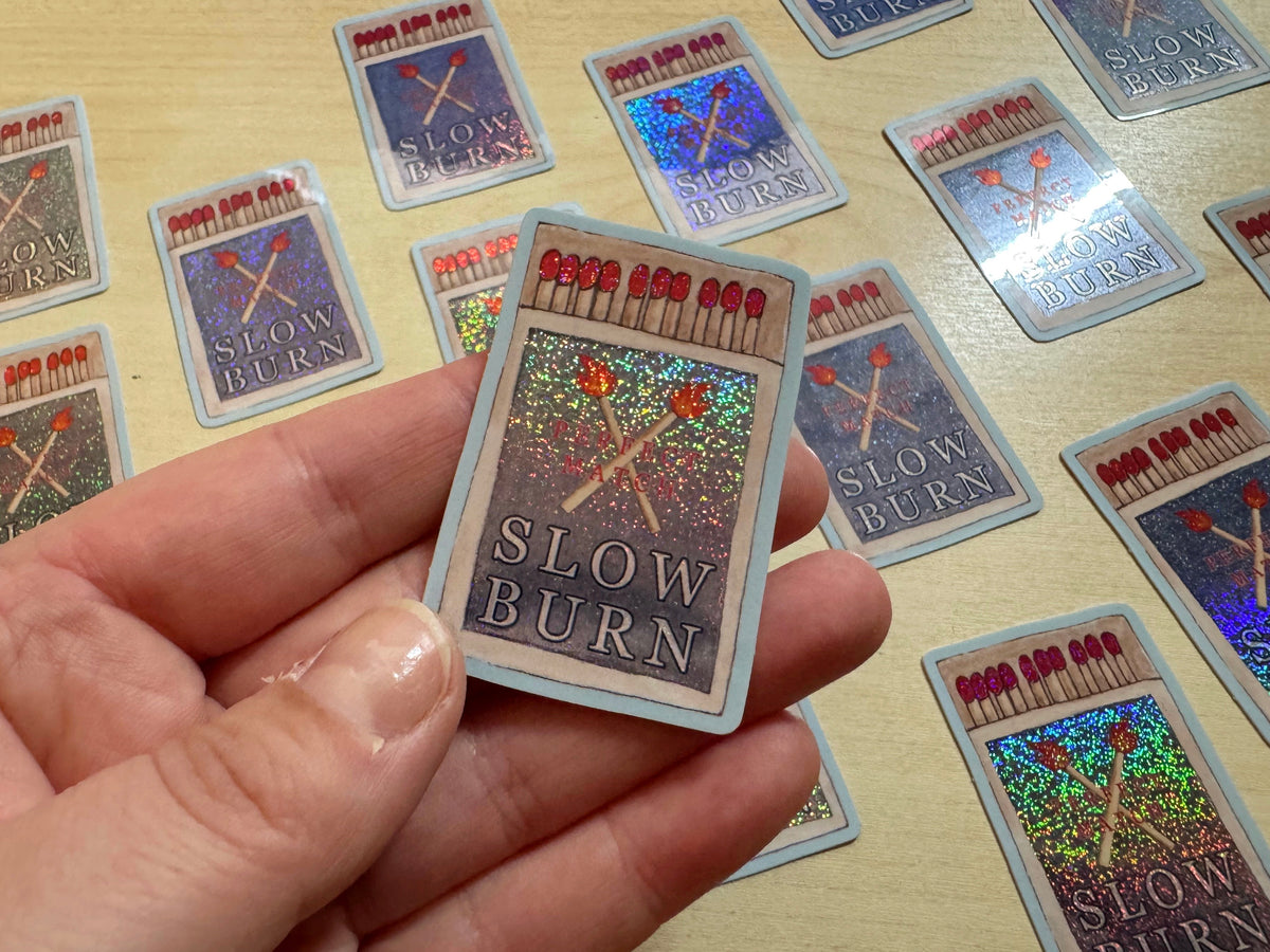 SECONDS Slow Burn Perfect Match Glitter Sticker