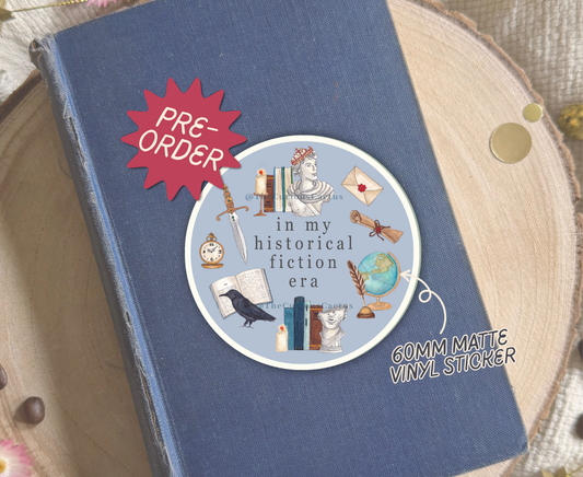 Historical Fiction Reading Era Sticker
