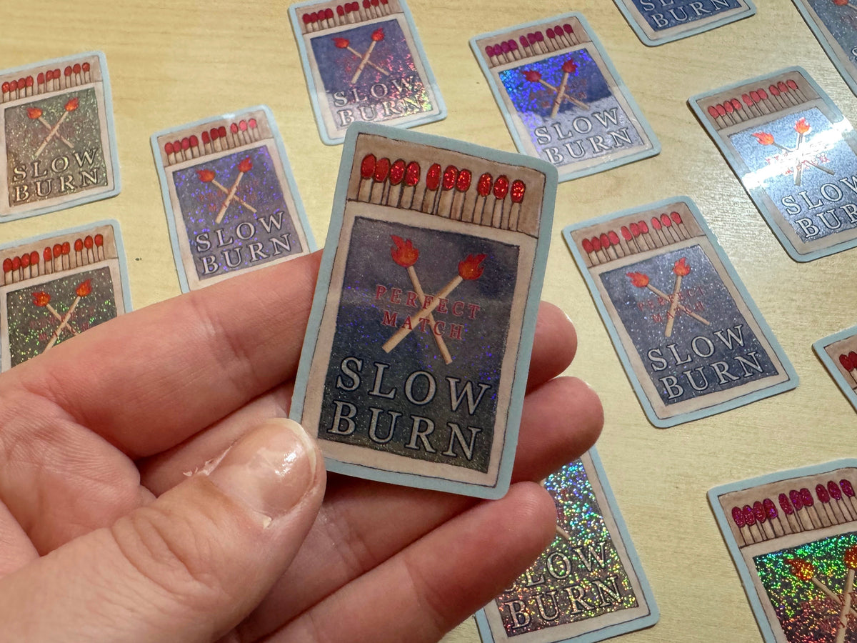 SECONDS Slow Burn Perfect Match Glitter Sticker