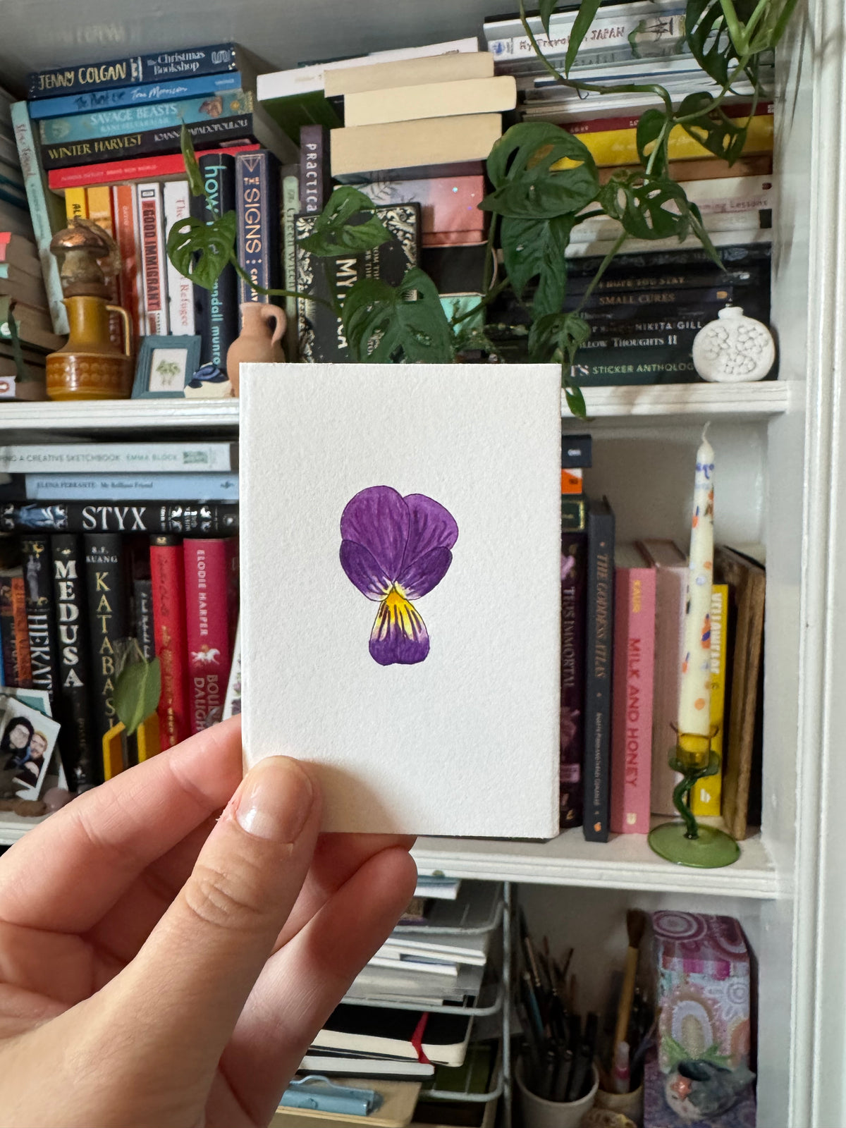 Pansy - Mini Original Painting