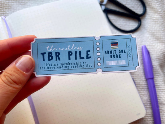 TBR Ticket Sticker