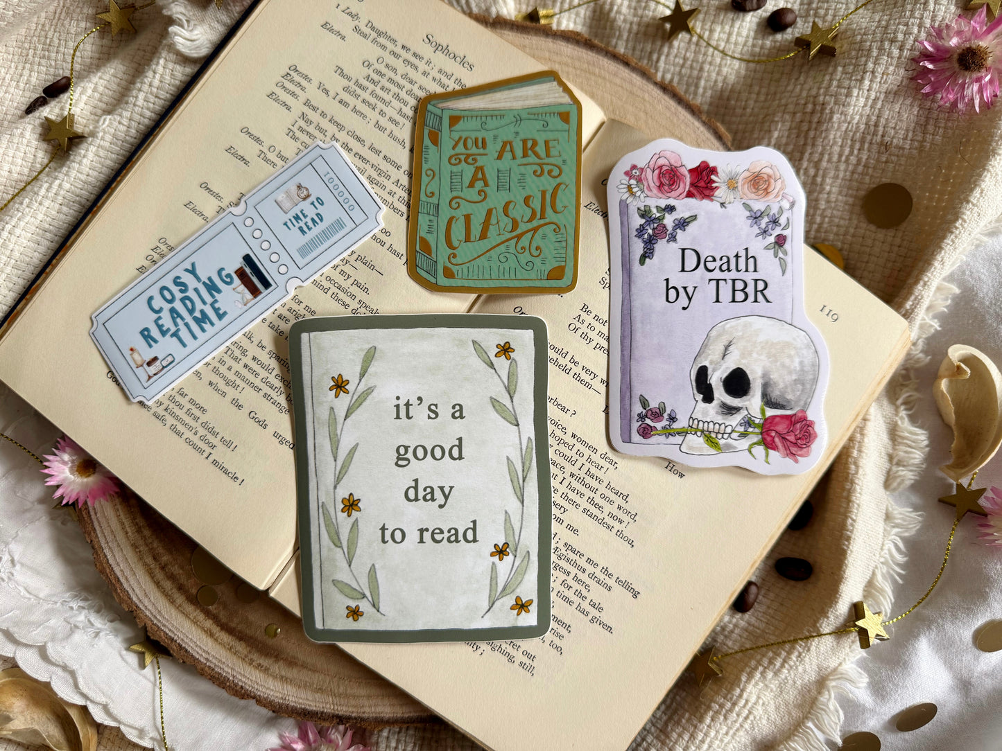 You are a Classic Book Sticker