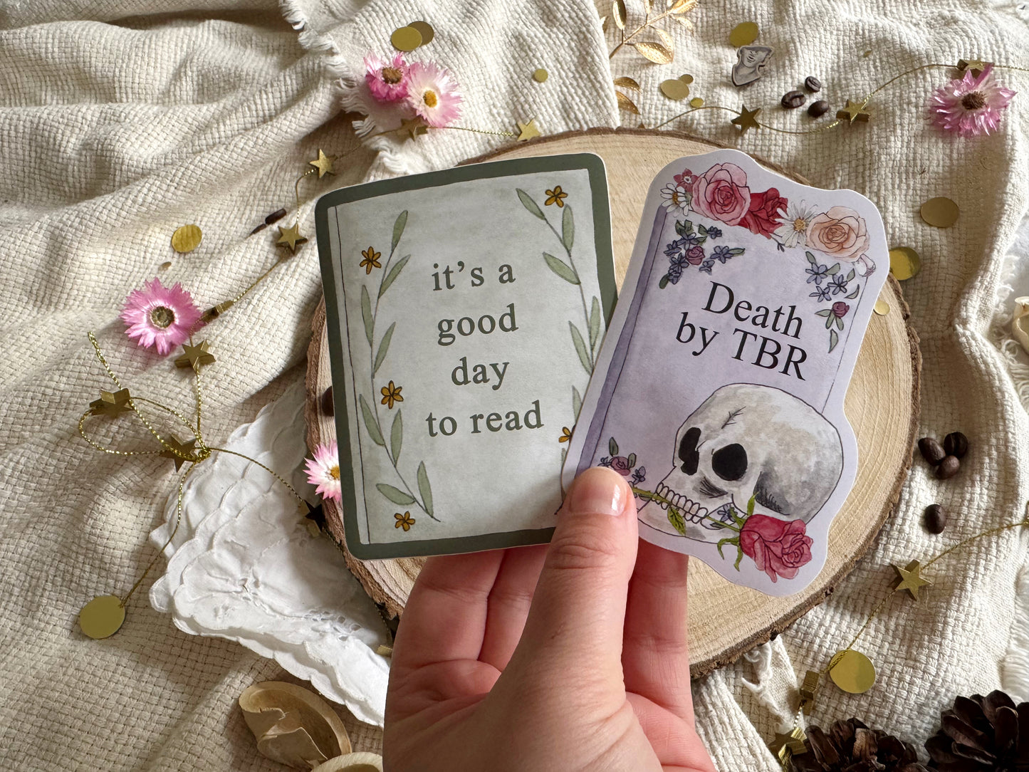A Good Day To Read Large Sticker