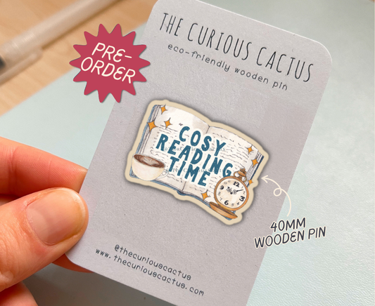 Cosy Reading Time Pin