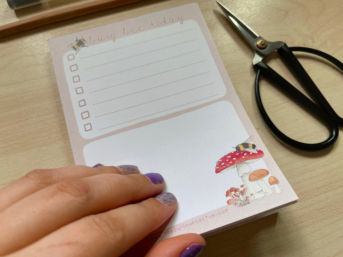 Busy Bee Today A6 Notepad