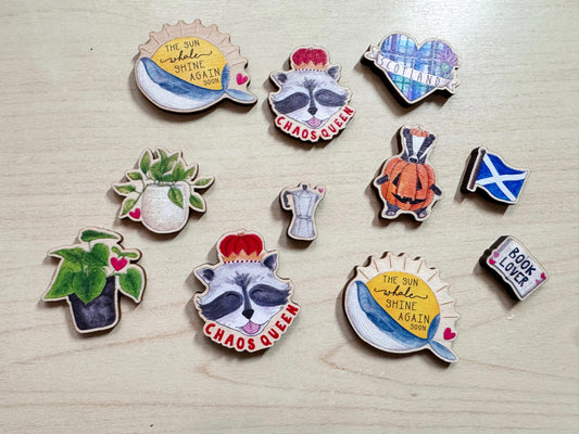 SECONDS Pins (backing)
