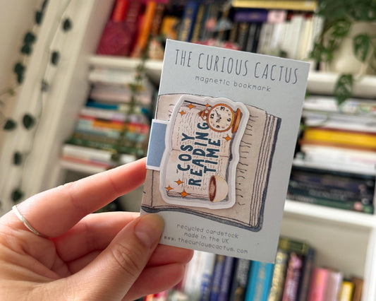 Cosy Reading Time Magnetic Bookmark