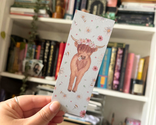 Highland Coo Bookmark