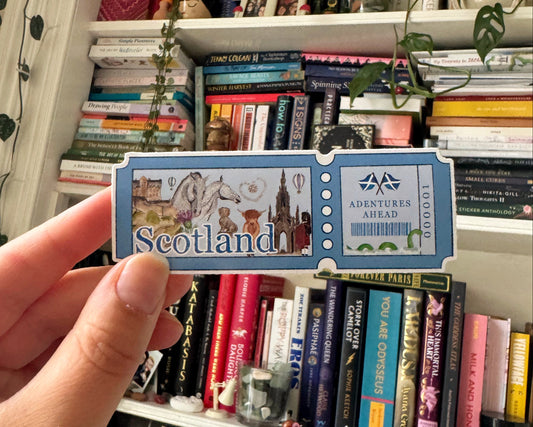 Scotland Ticket Sticker