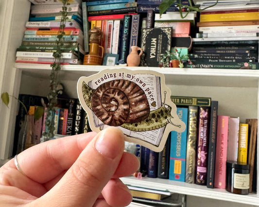 Reading at my Own Pace Snail Reading Sticker