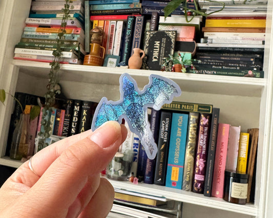 Glitter Dragon Sticker