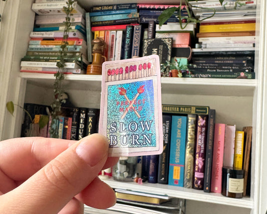 Slow Burn Perfect Match Glitter Sticker