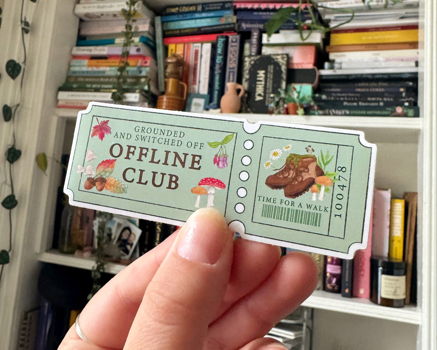 Outdoor Time Ticket Sticker