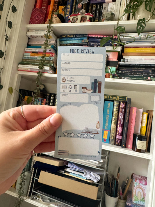 Book Review Bookmark Notepad