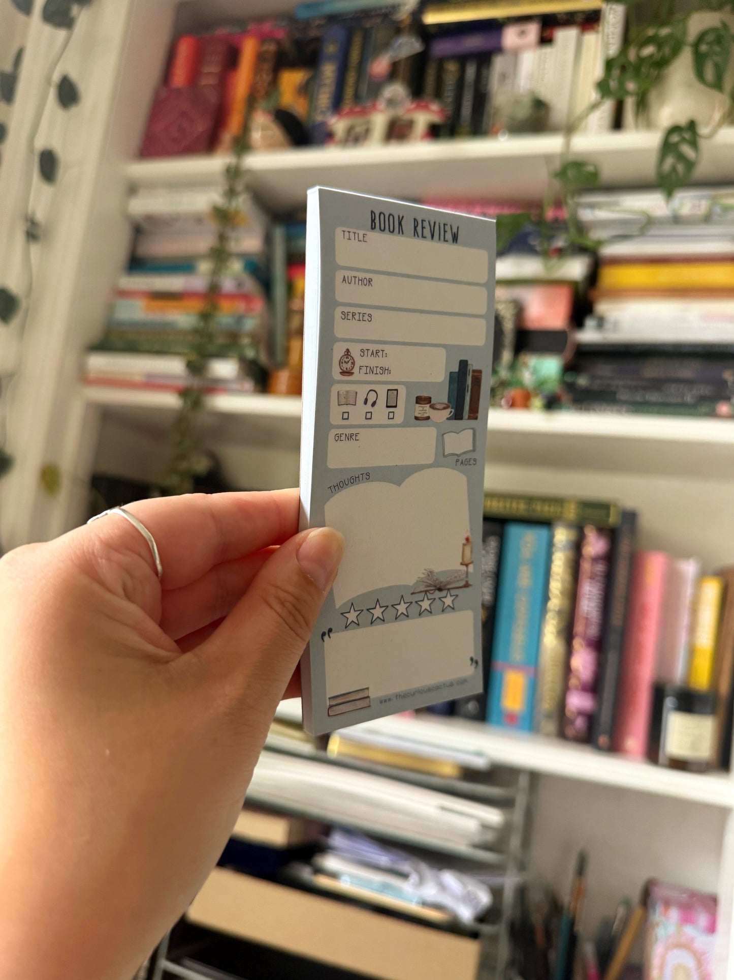 Book Review Bookmark Notepad