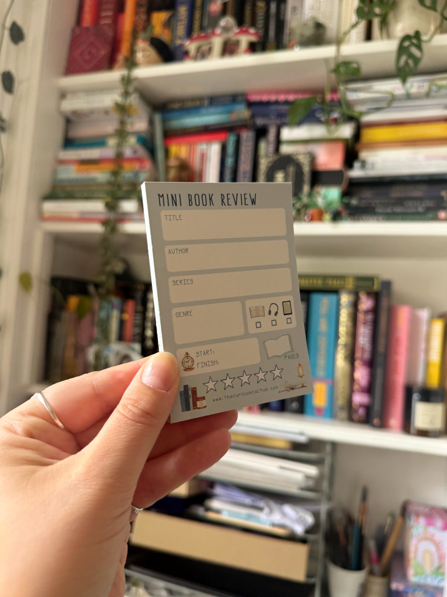 Mini Book Review A7 Notepad