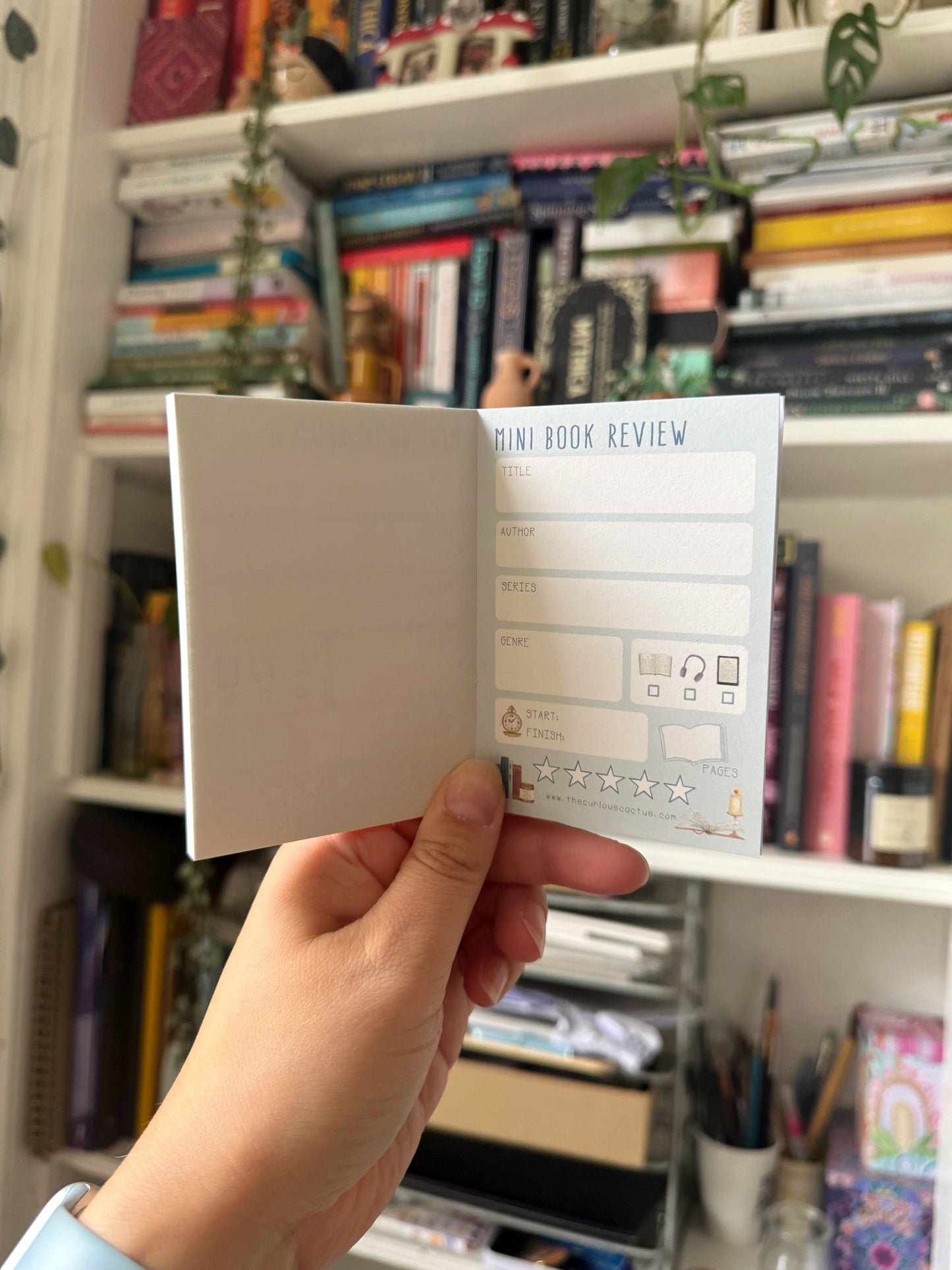 Mini Book Review A7 Notepad