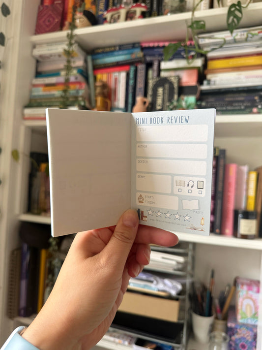 Mini Book Review A7 Notepad