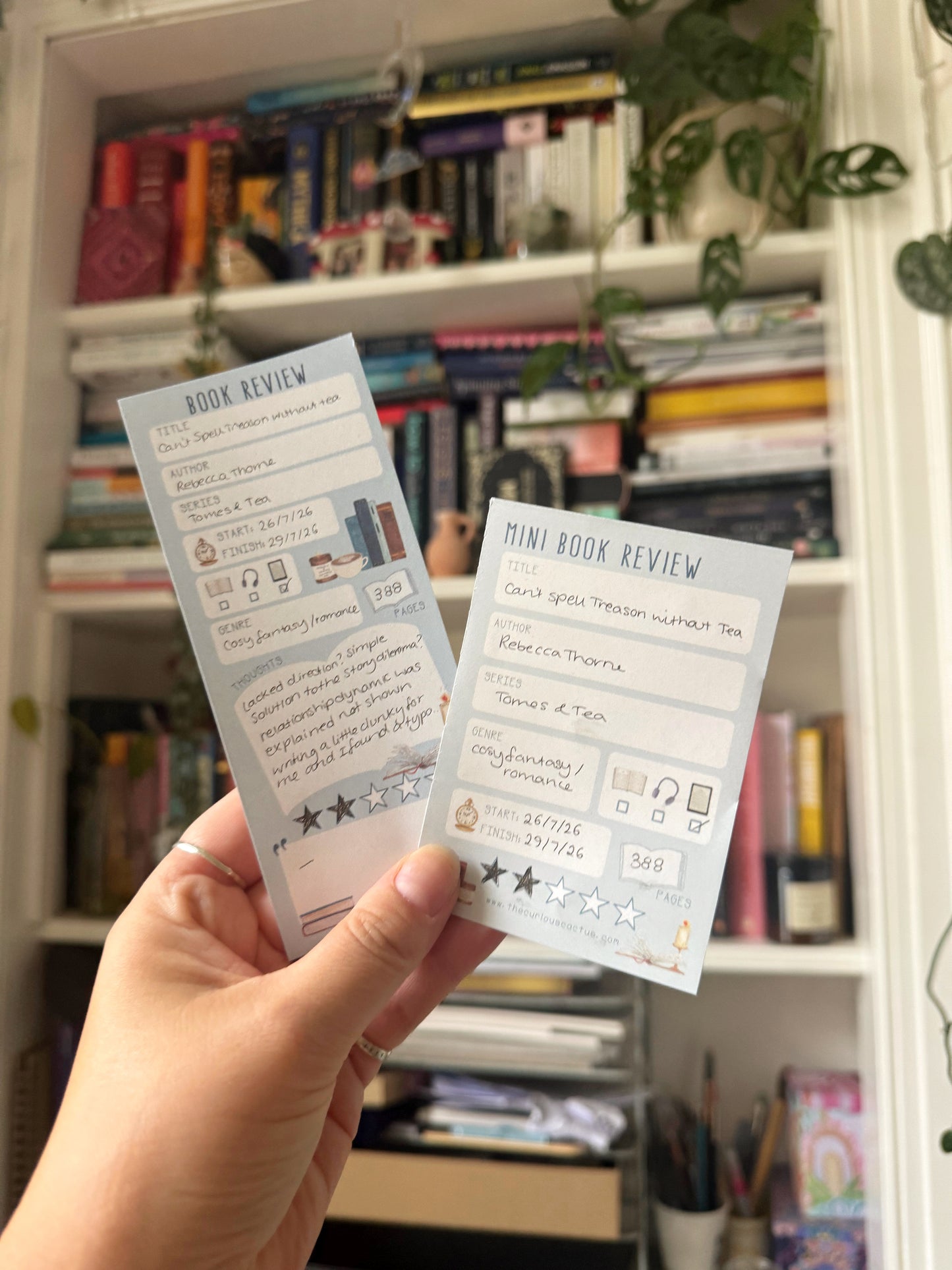 Mini Book Review A7 Notepad