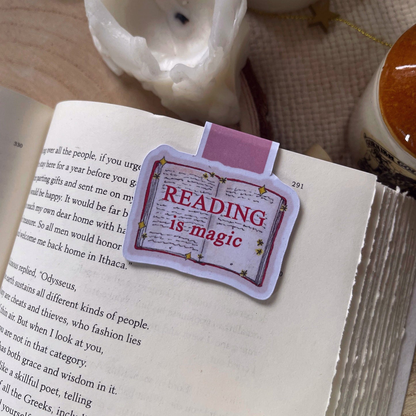 Just One More Page... Magnetic Bookmark