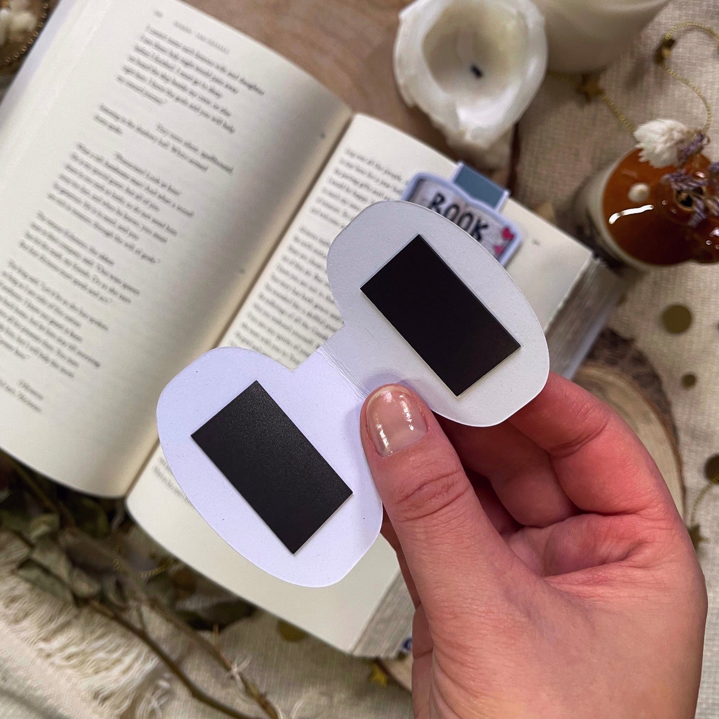 Just One More Page... Magnetic Bookmark