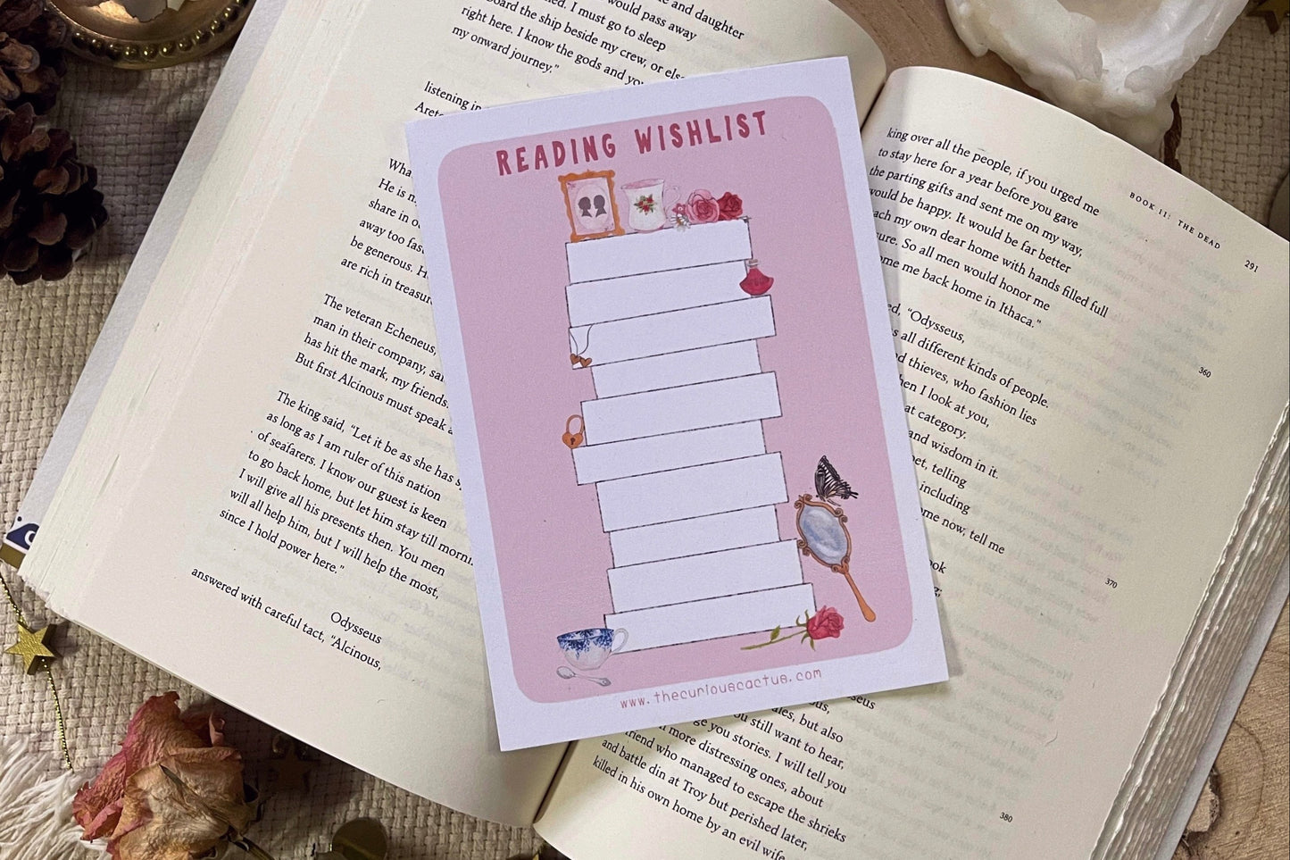 Genre Reading List A6 Postcards