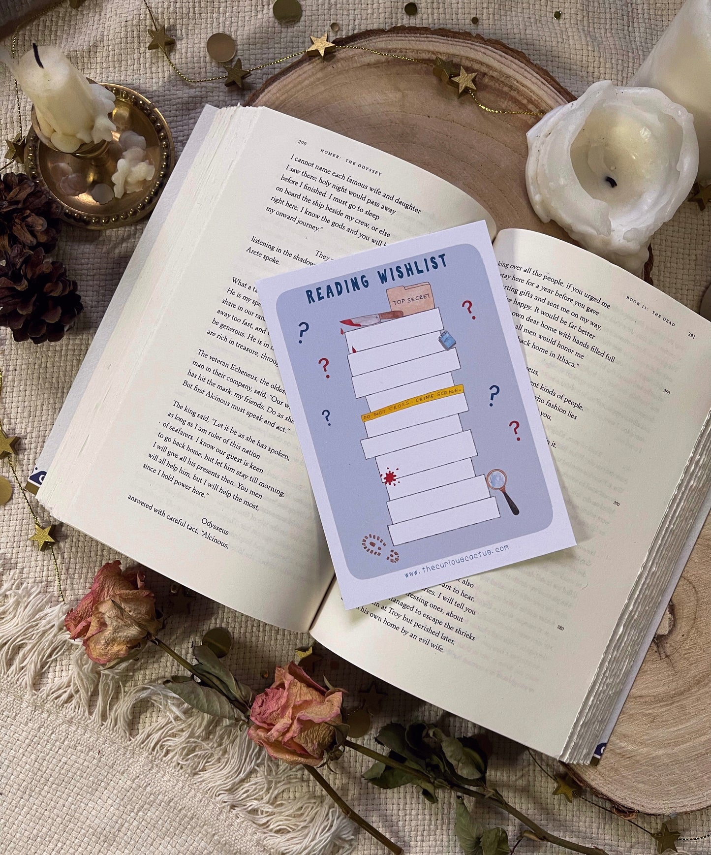 Genre Reading List A6 Postcards