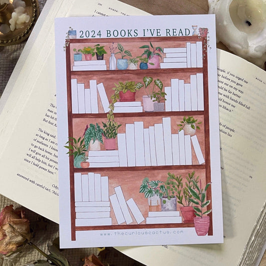 2024 Reading/Book Tracker Planner Page