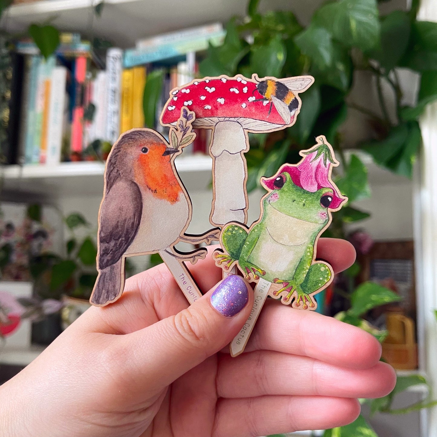Toadstool Plant Pot Pal