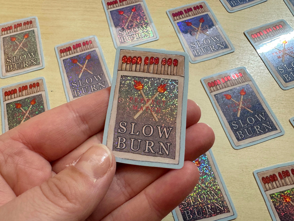 SECONDS Slow Burn Perfect Match Glitter Sticker