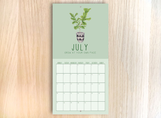 PREORDER 2026 Positive Plants Wall Calendar